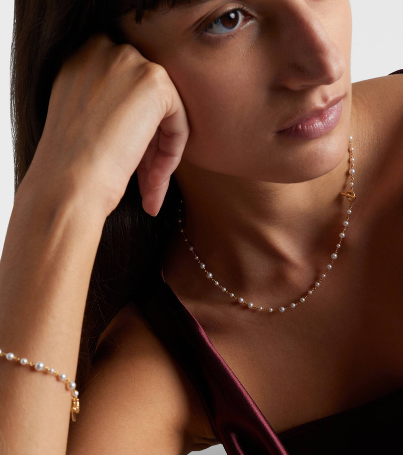 DAVID YURMAN Pearl Classics 18kt gold necklace with pearls outlook