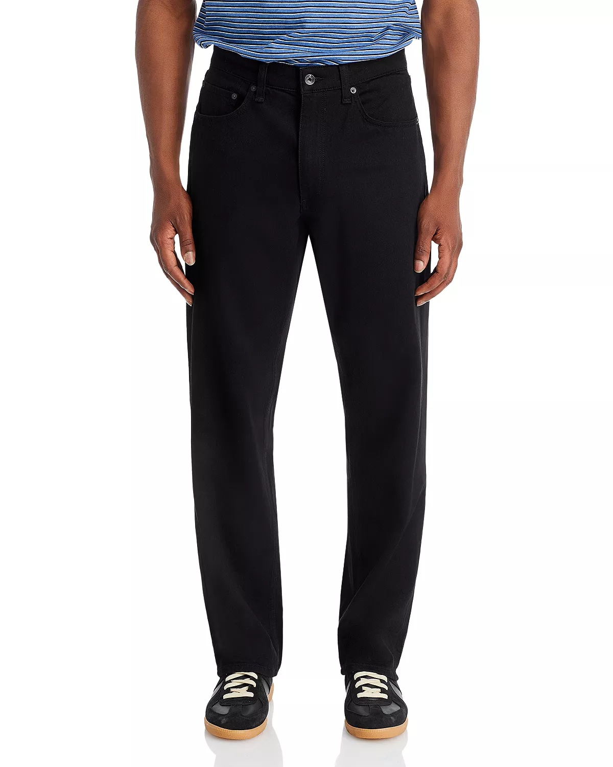 Fit 4 Authentic Stretch Straight Fit Jeans in Black - 3