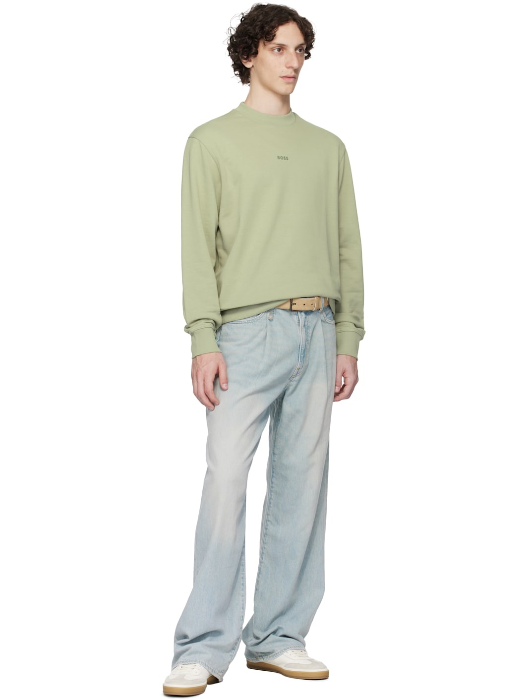Beige Pin-Buckle Belt - 3