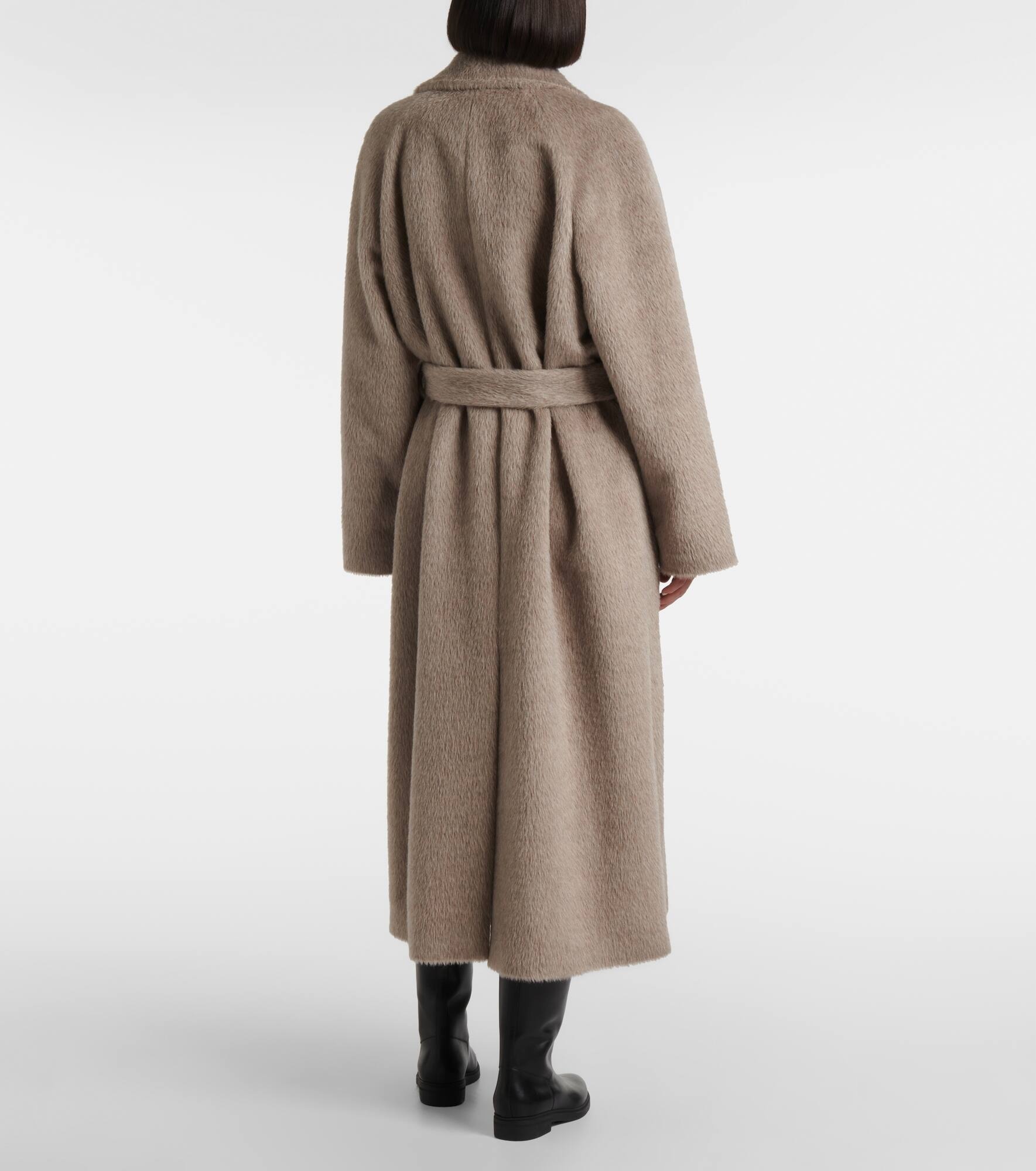 Foster alpaca and wool trench coat - 3