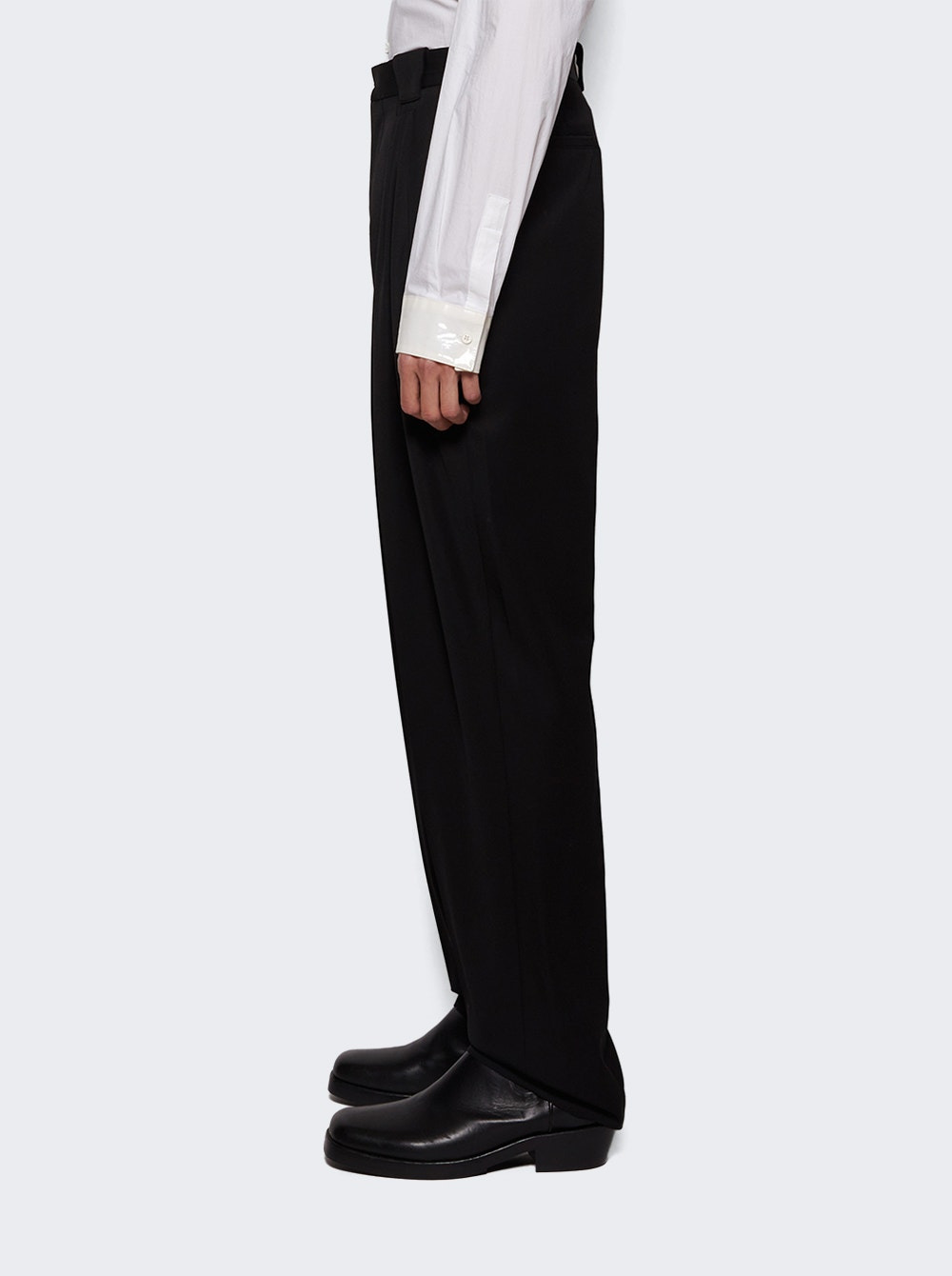 Five Pleat Trouser Black - 3