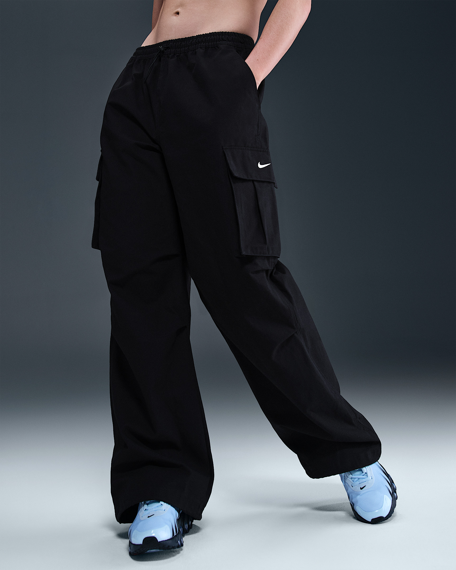 Nike Sportswear Women's Mid-Rise Oversized Woven Cargo Pants - 2