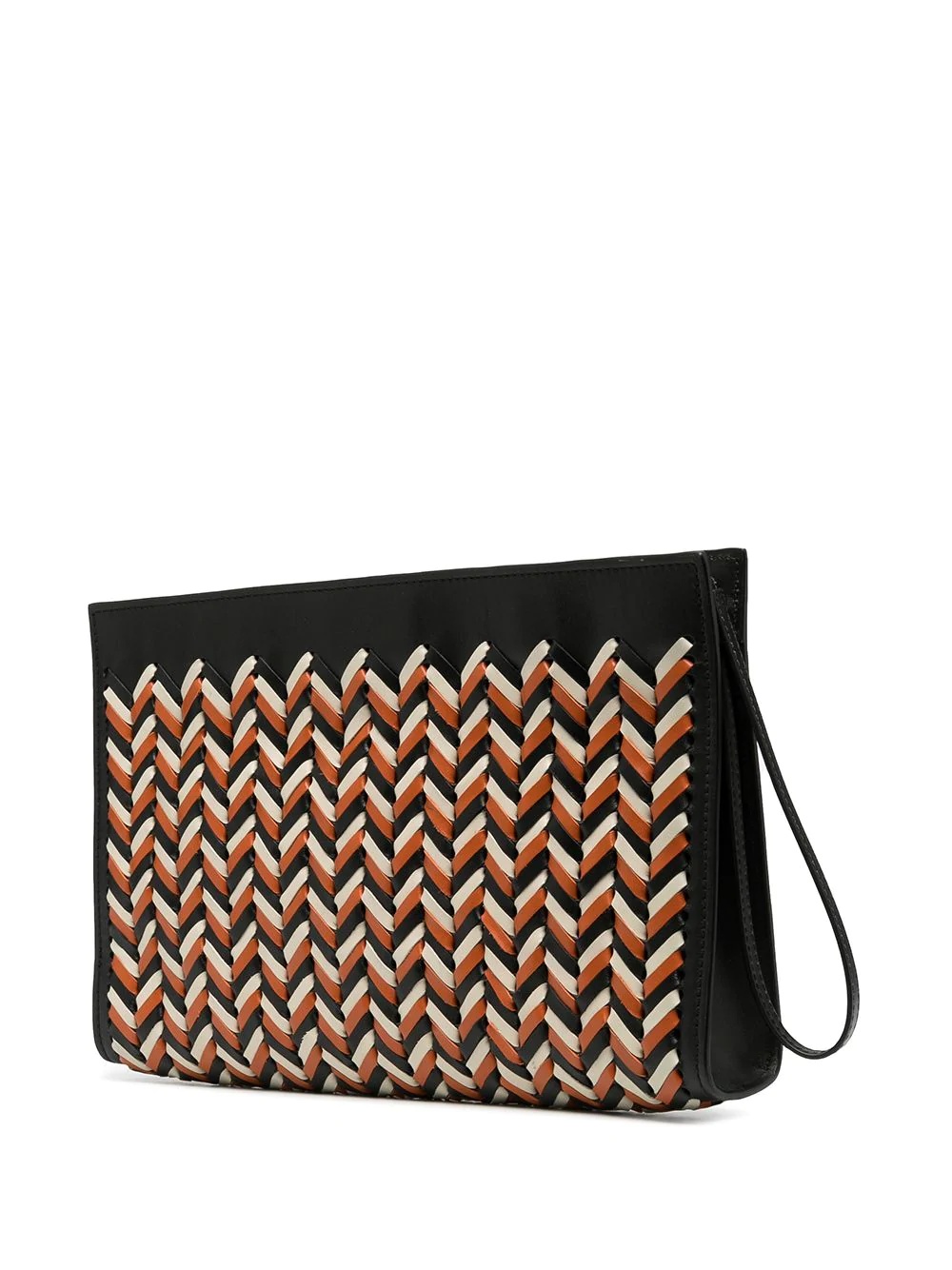 chevron-weave clutch - 3