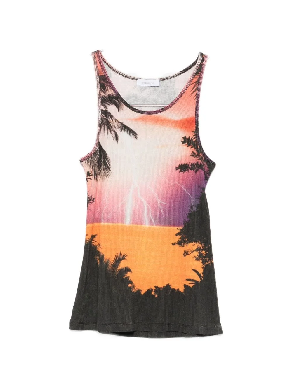 Printed tank top - 1