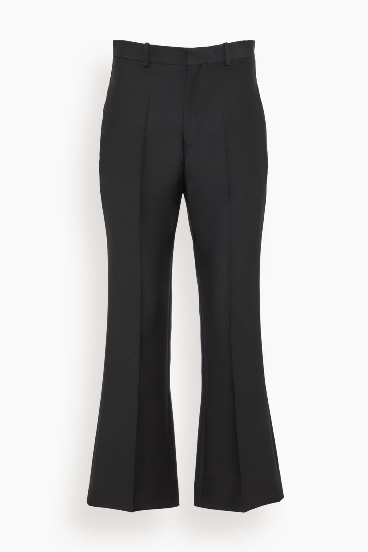 Credo Cropped Bootcut Woven Trouser in Black - 1