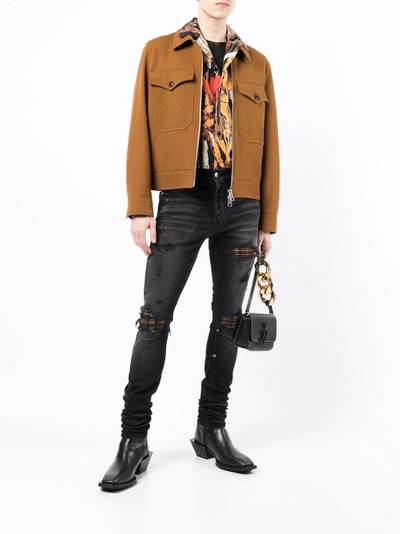 AMIRI ripped-finish skinny jeans outlook