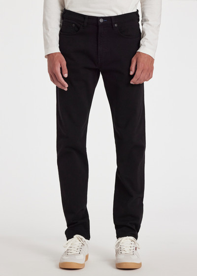 Paul Smith Tapered-Fit Black Garment-Dye Jeans outlook