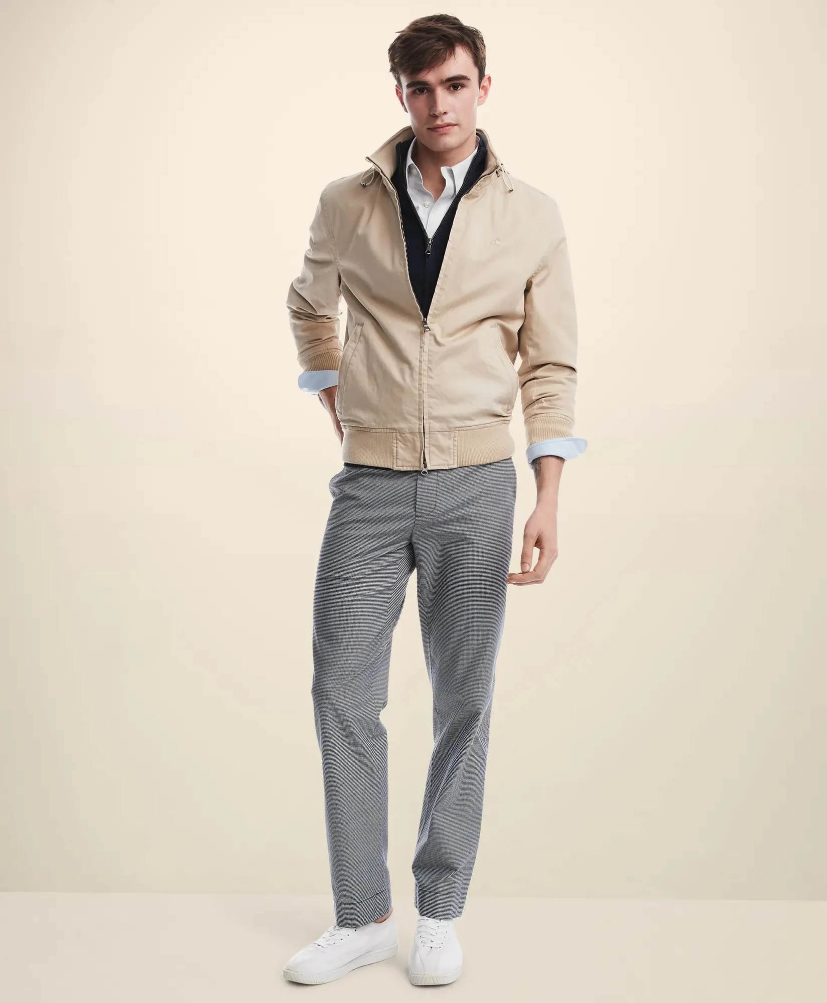 Cotton Bomber Jacket - 1