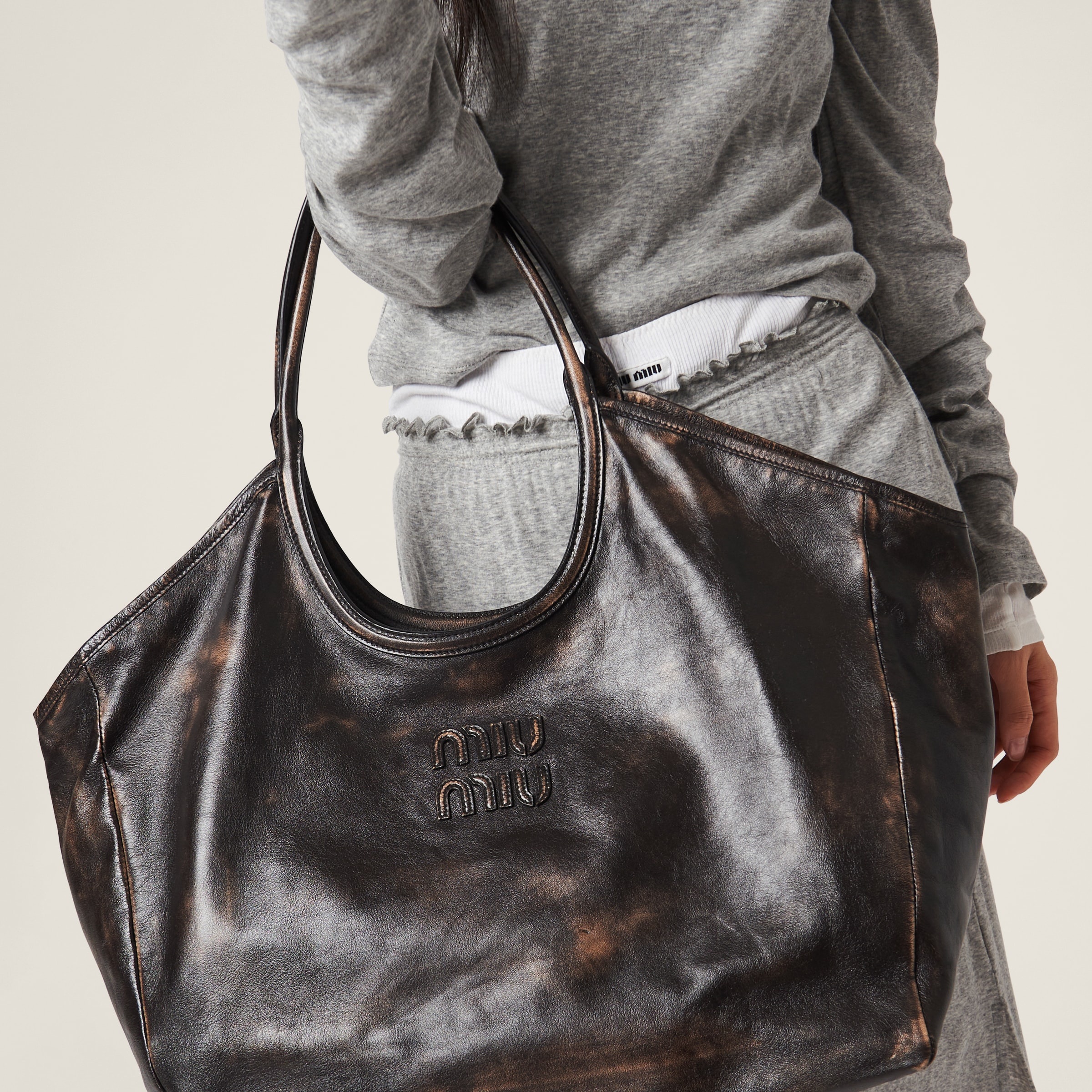Leather tote bag - 2