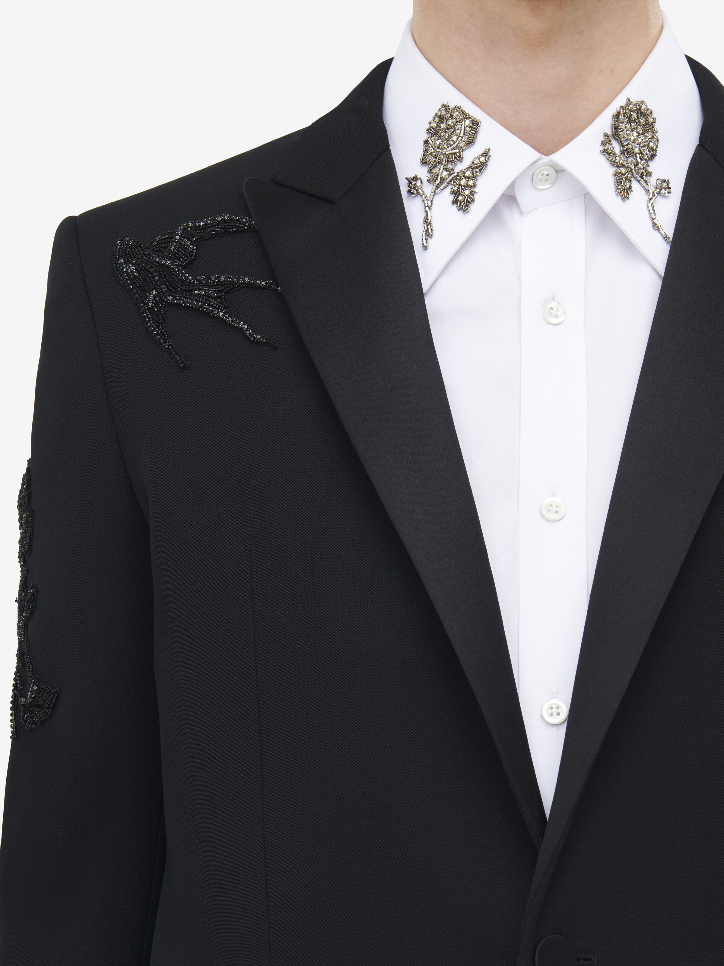 Sailor Tattoo Embroidery Tuxedo Jacket - 6