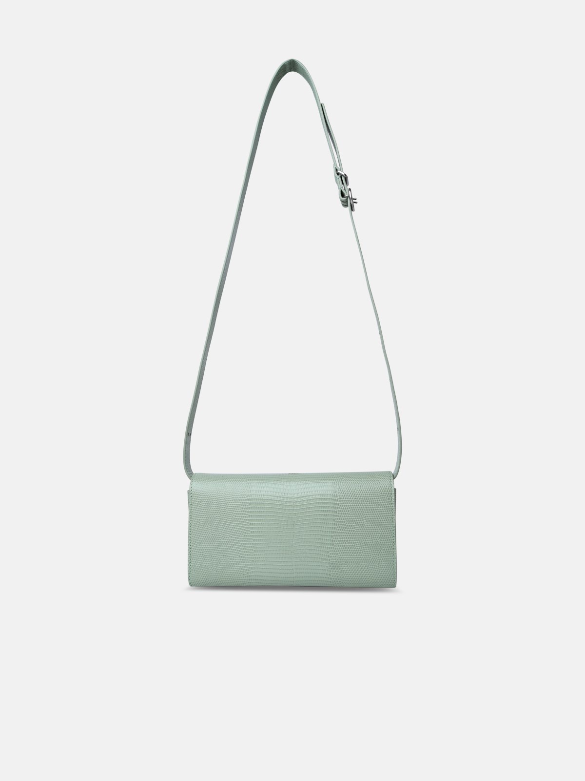 'ALL-DAY' PASTEL GREEN CALF LEATHER BAG - 3