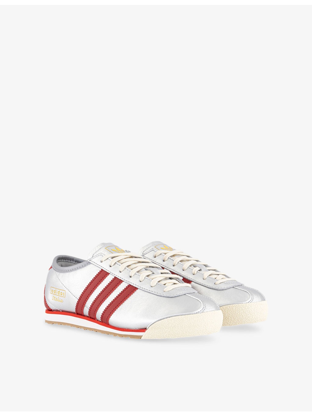 Italia 70s Metallic-Leather Low-Top Trainers - 3