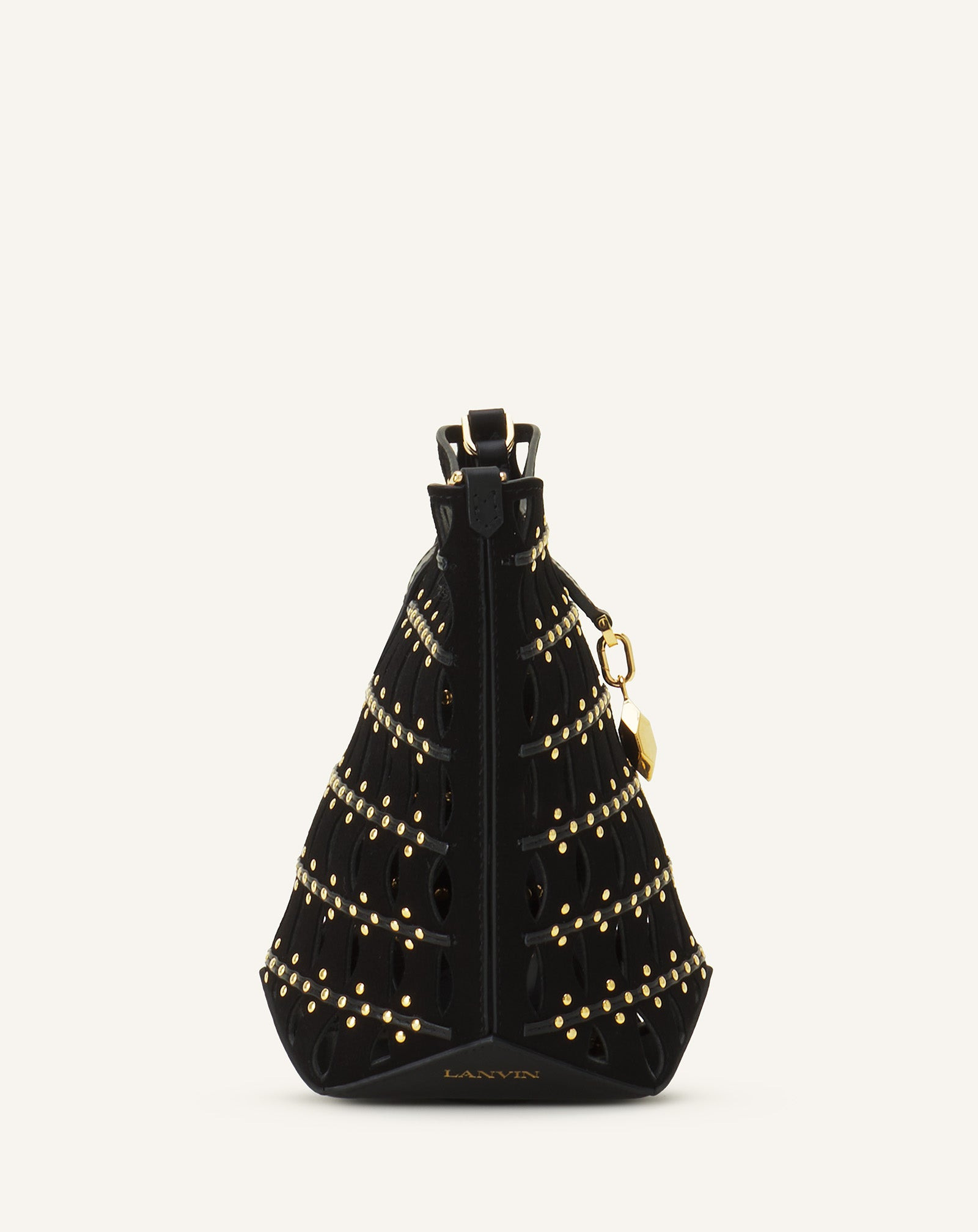 CATCH NANO BY LANVIN BUCKET BAG IN SUEDE - 6