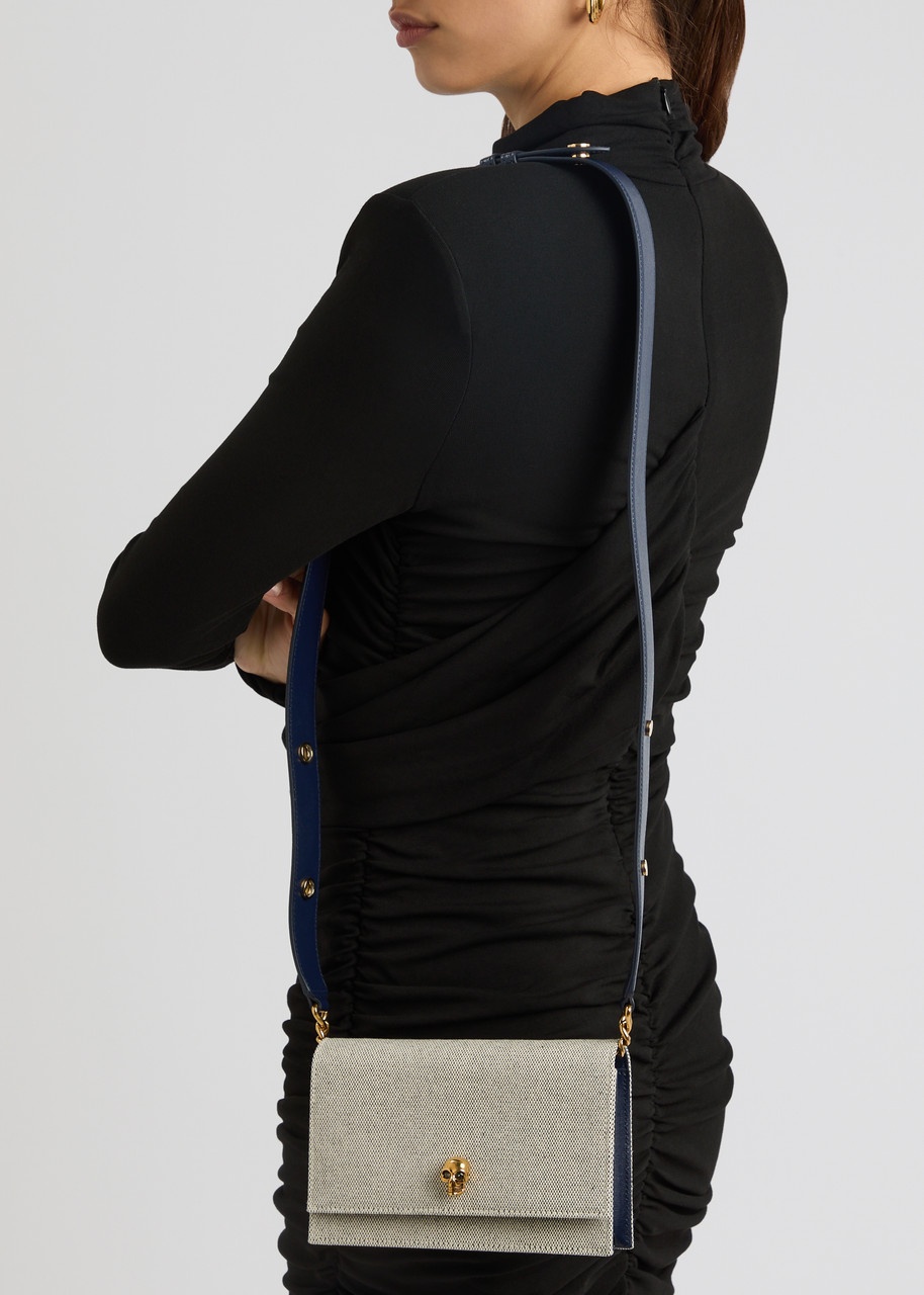 Alexander Mcqueen Skull Small Canvas Shoulder bag - 5