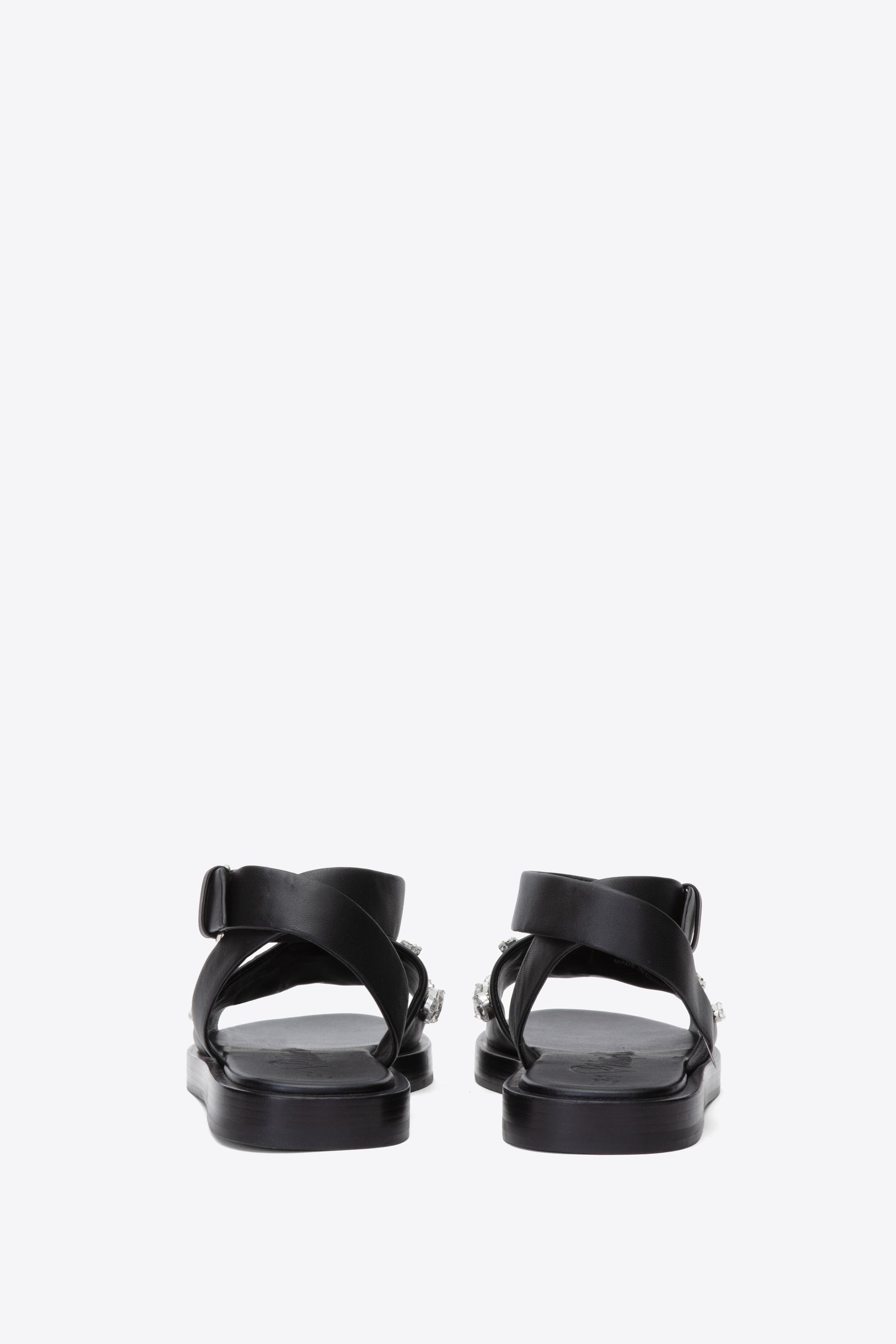 Nadine Ankle Wrap Sandal with Gem Embroidery - 4