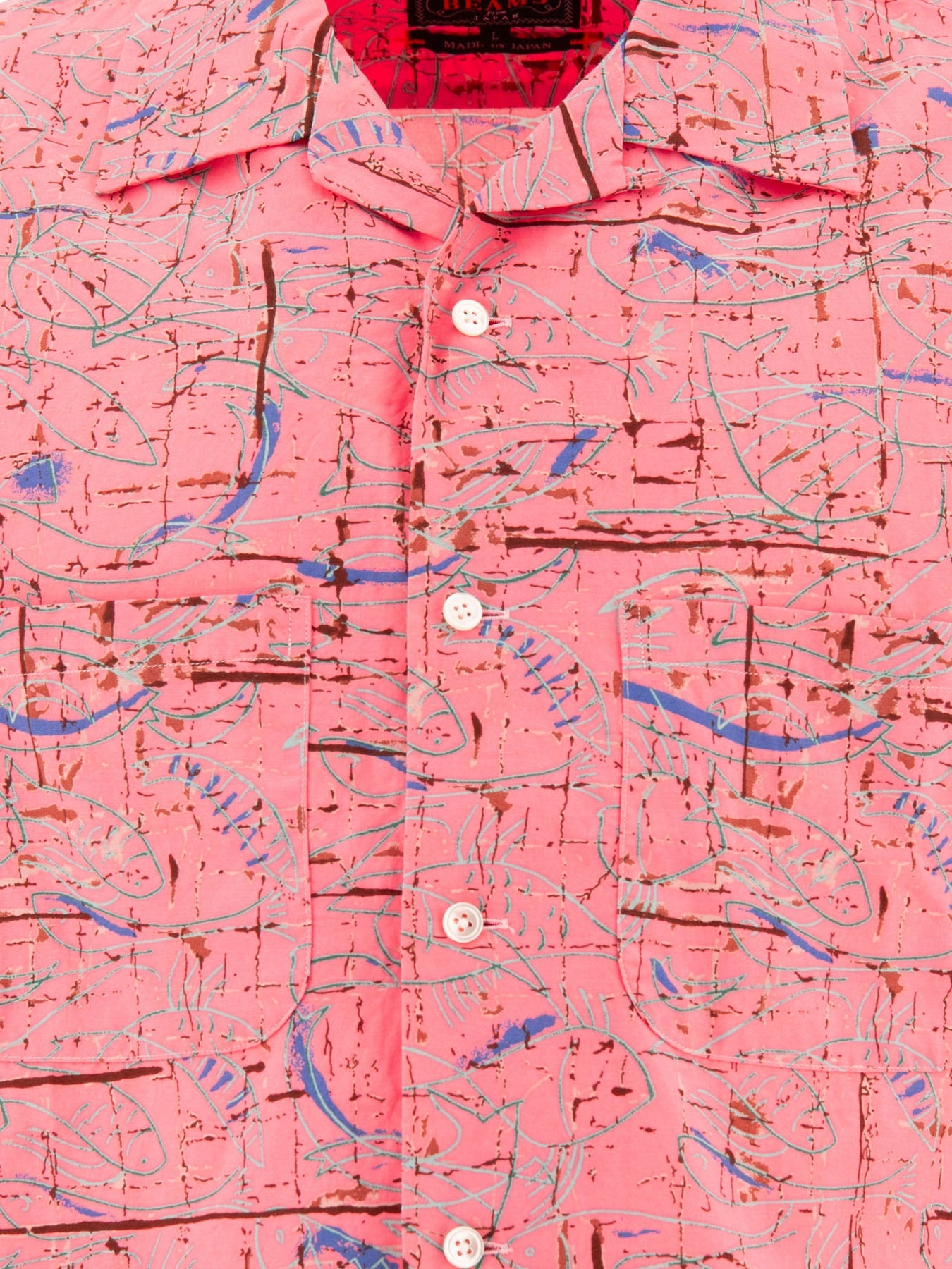 Printed Shirt Shirts Pink - 3