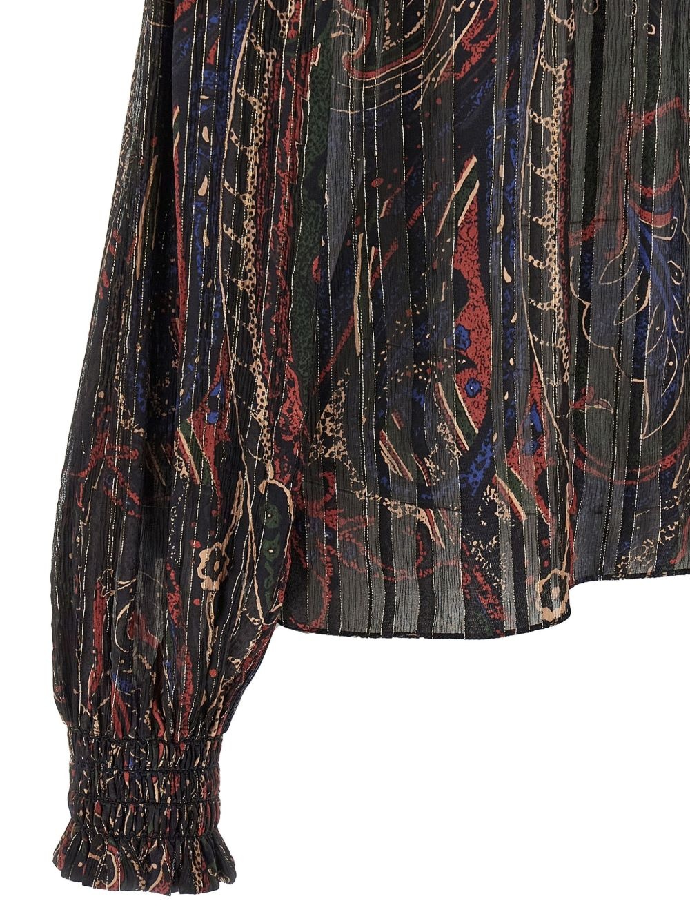 smock-stitch blouse - 4