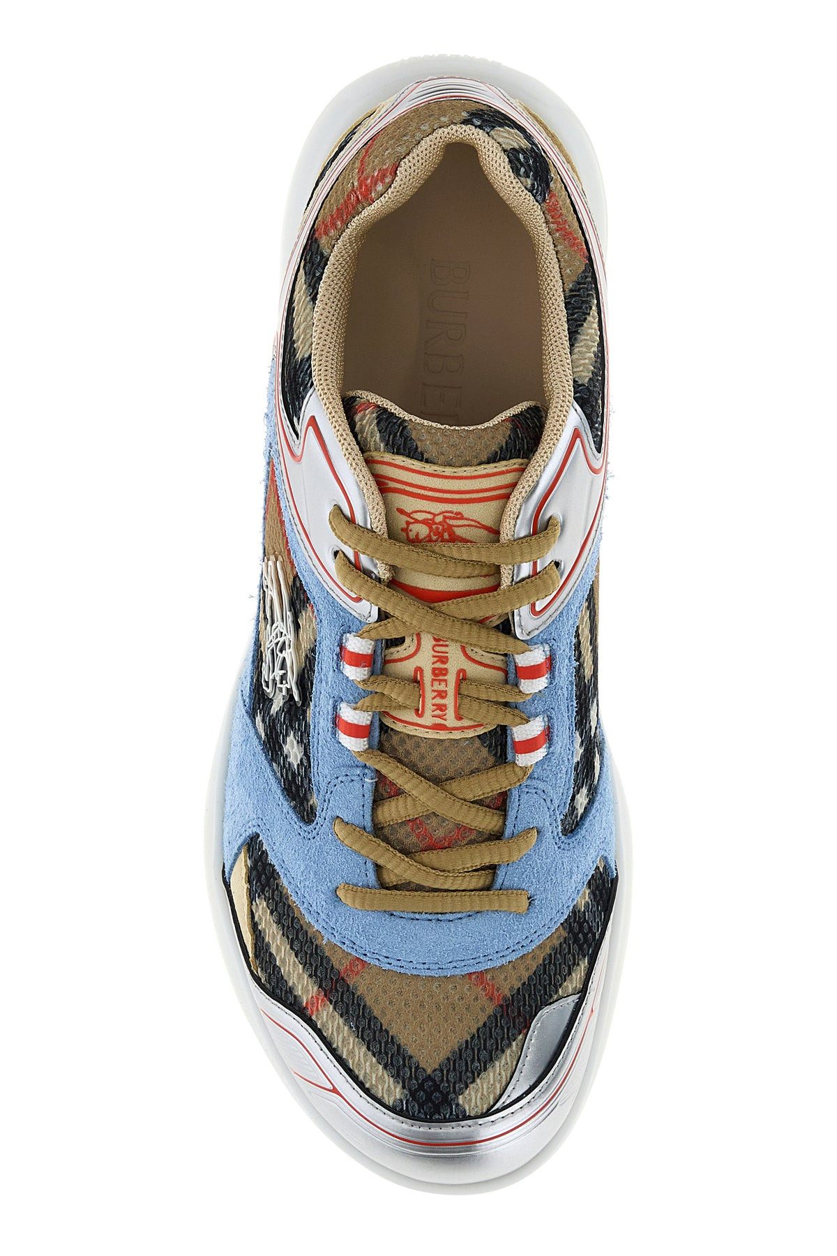 Multicolor mesh and suede Matrix sneakers - 4
