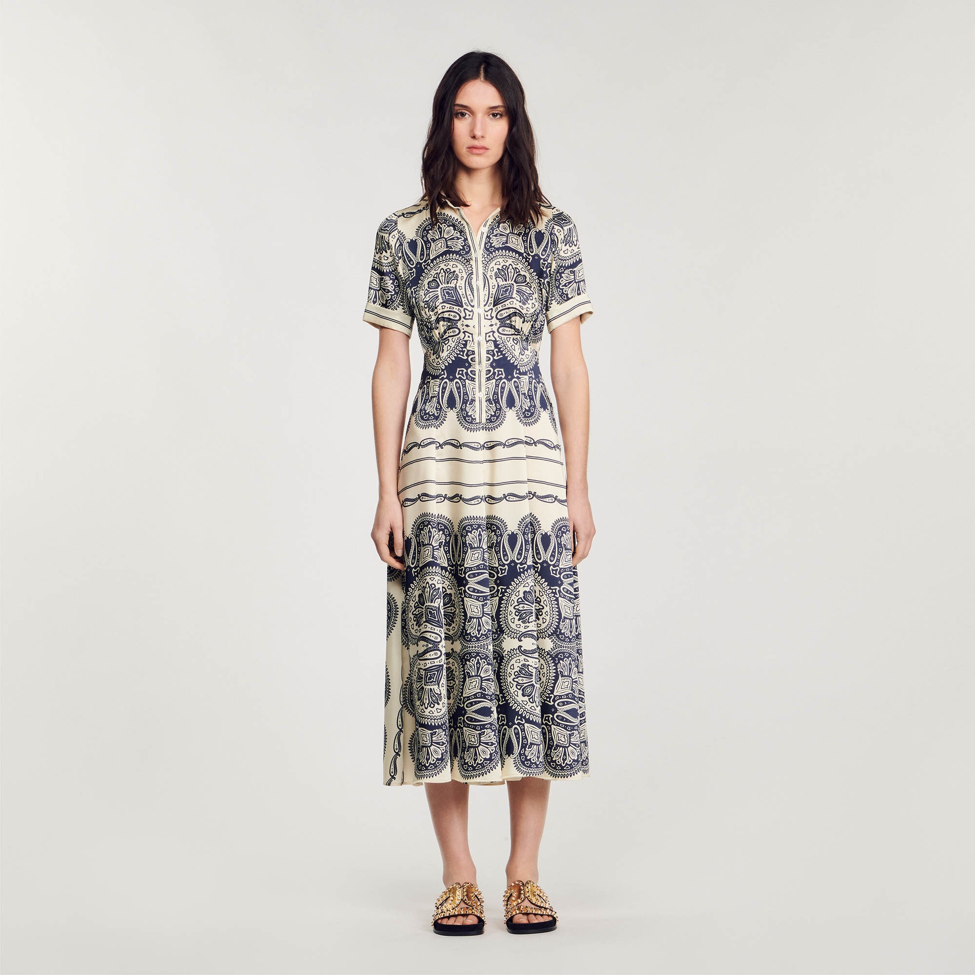 PATTERNED MAXI DRESS - 3