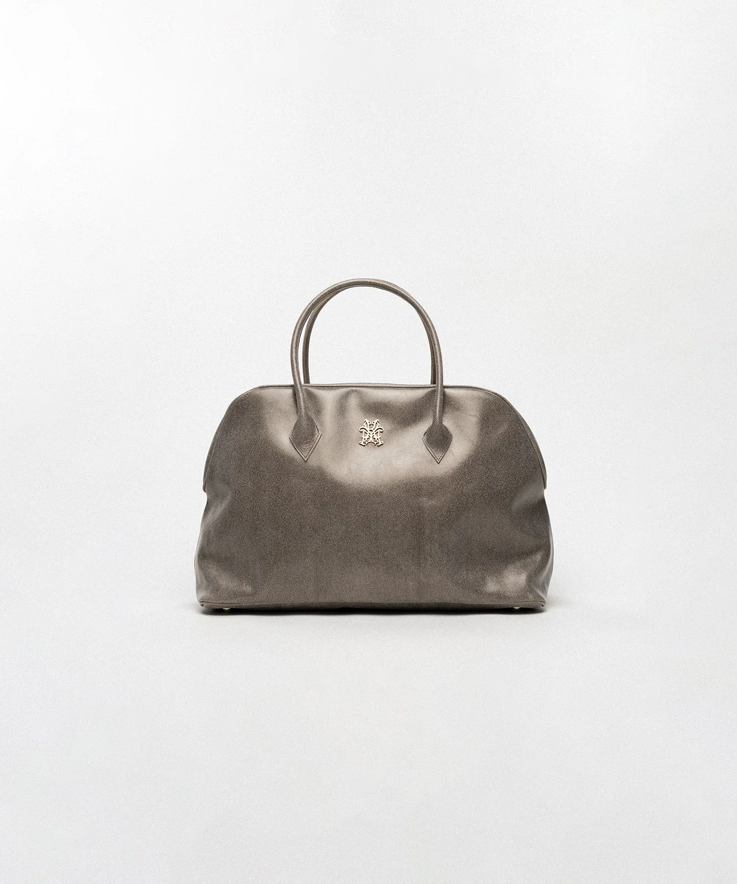 "KMY" Leather Duffle Bag - 1