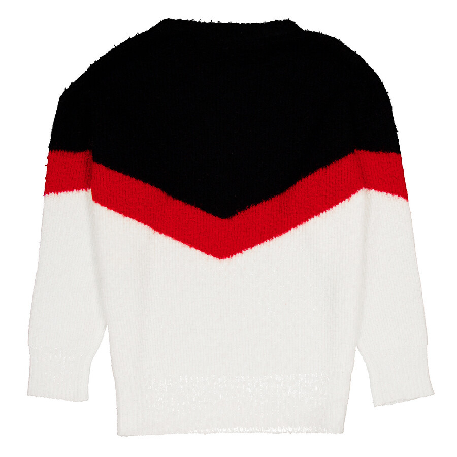 Stella McCartney Ladies Multi Chevron Stripe Cape Jumper - 6