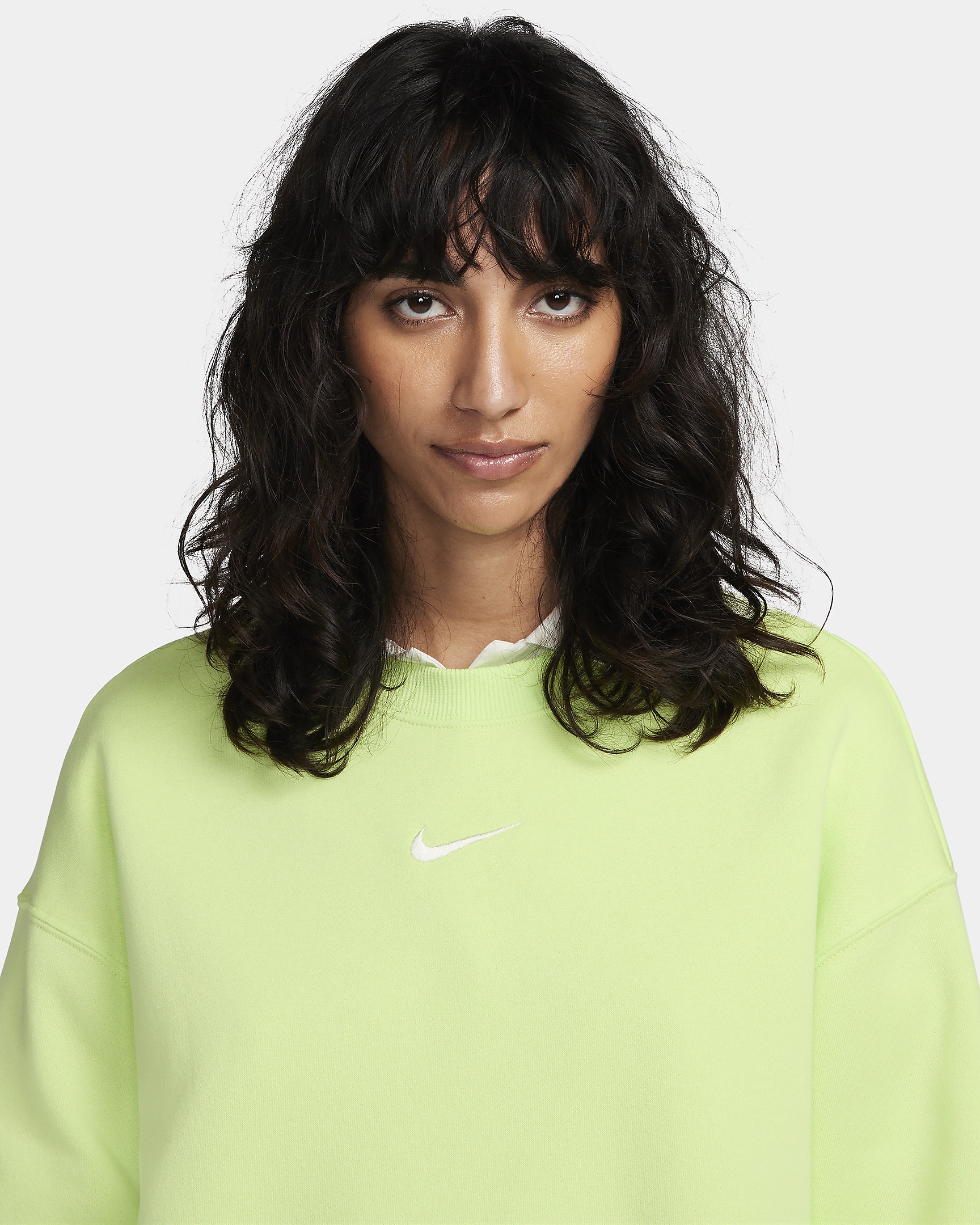 Women's Nike Sportswear Phoenix Fleece Oversized Crew-Neck Sweatshirt - 3