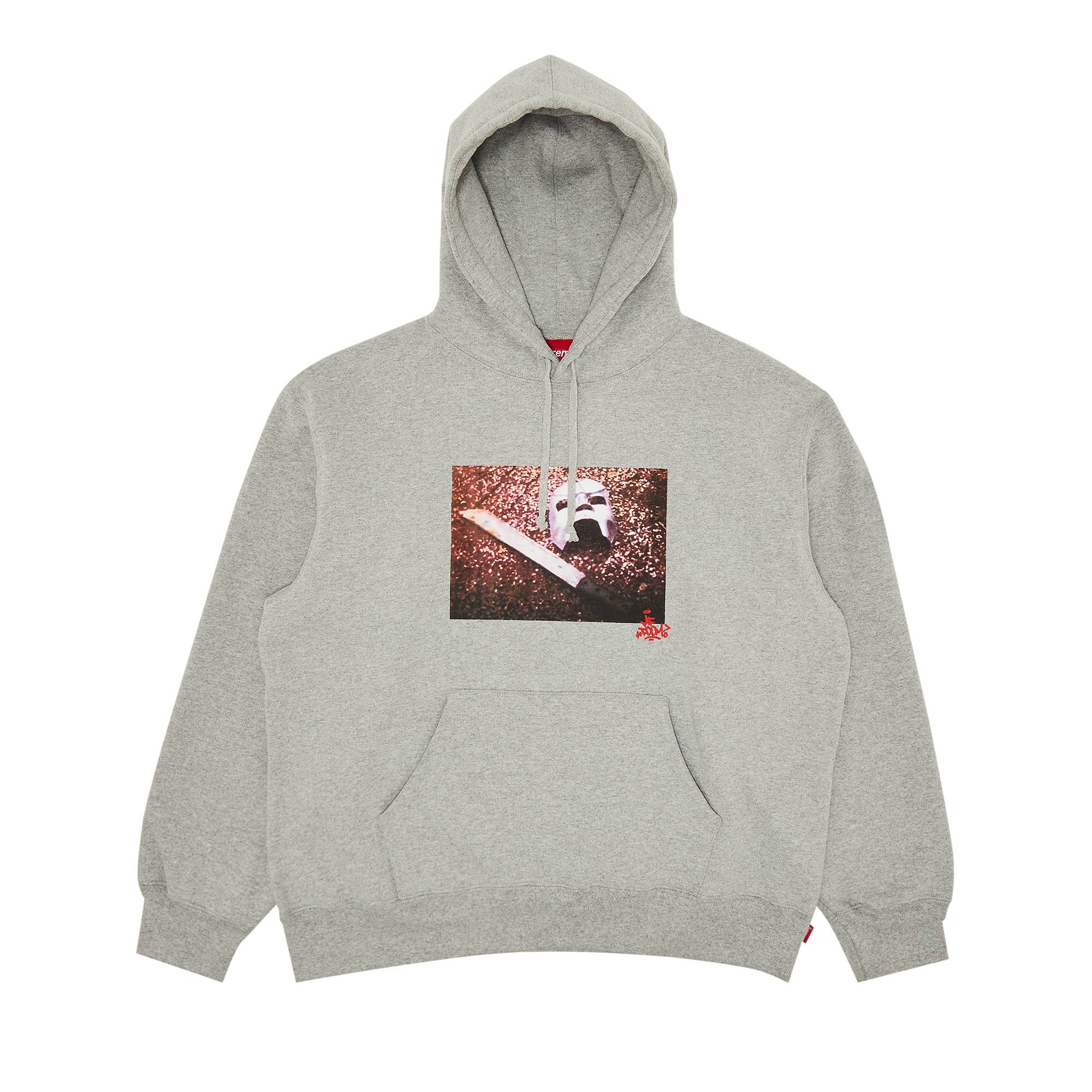 Supreme Supreme MF DOOM Hooded Sweatshirt 'Heather Grey' | REVERSIBLE