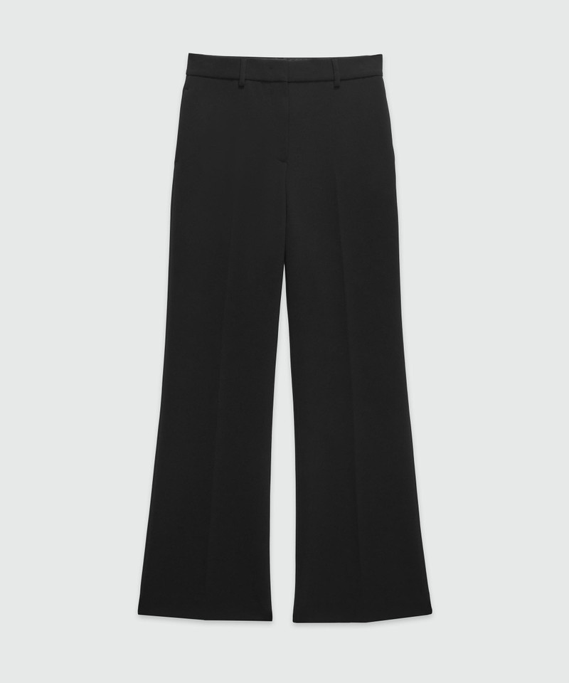 Black tailored palazzo pants - 1