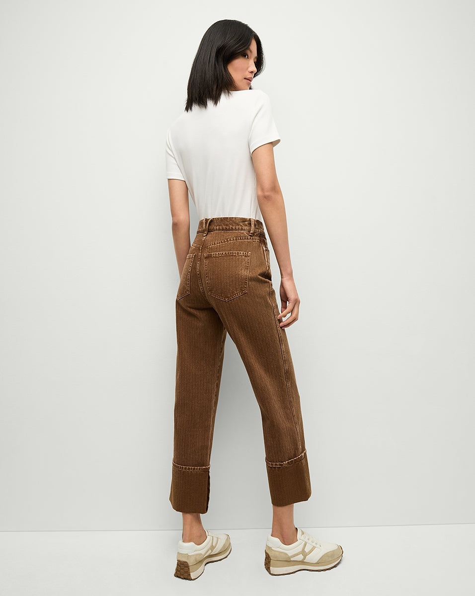 DYLAN TWILL STRAIGHT-LEG PANT - 6