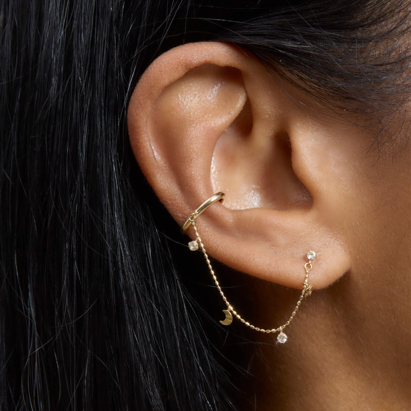 STONE AND STRAND Galaxy Ear Cuff outlook