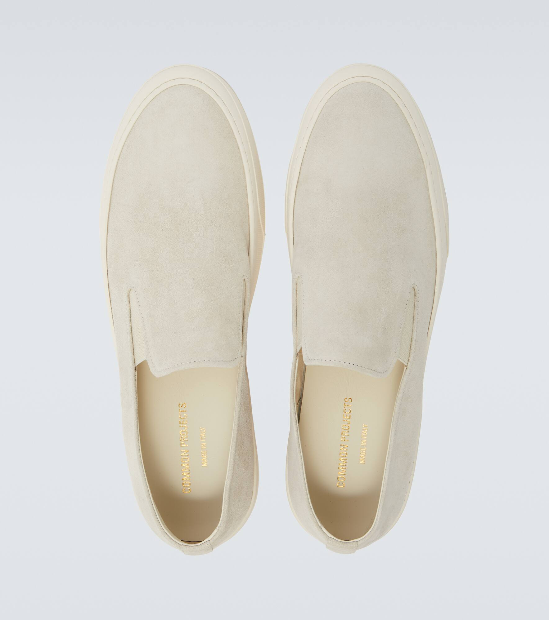 Suede slip-on sneakers - 4