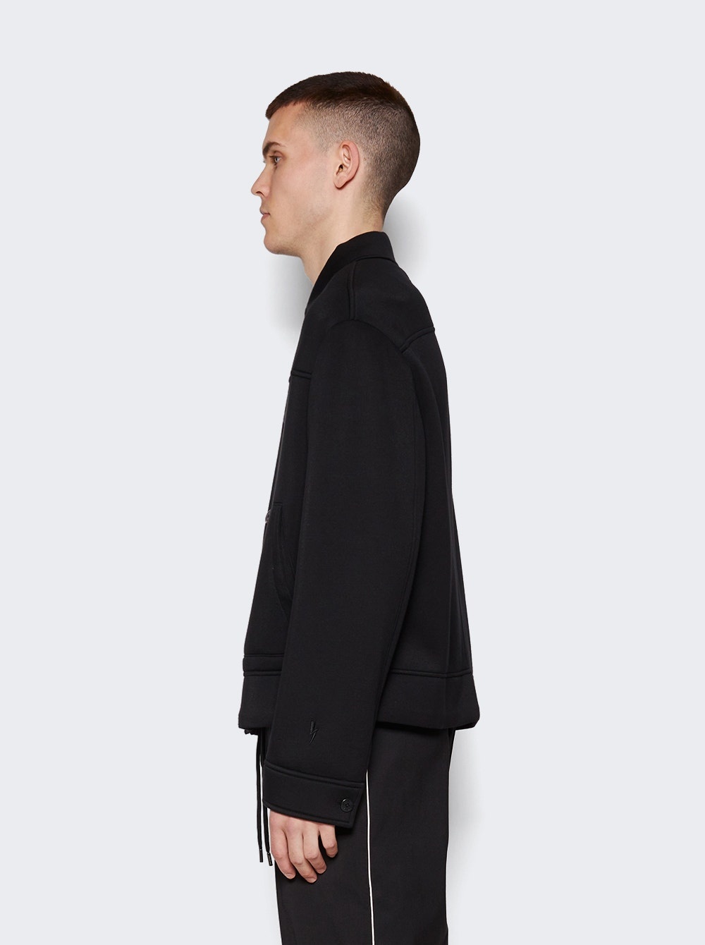 Boxy Hybrid Jacket Black - 4