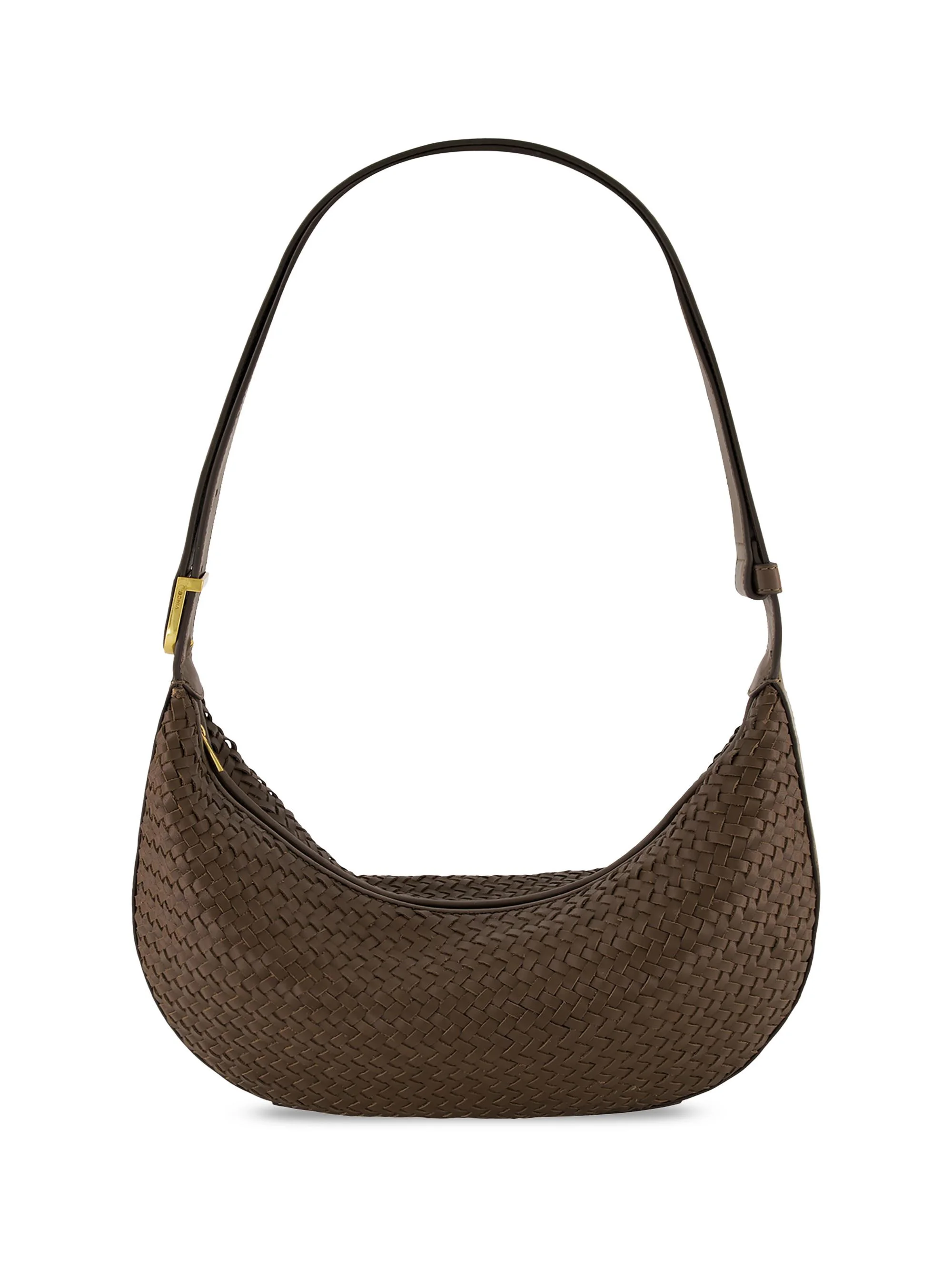 Women's Eris Small Woven Leather Hobo Bag - Date - 1