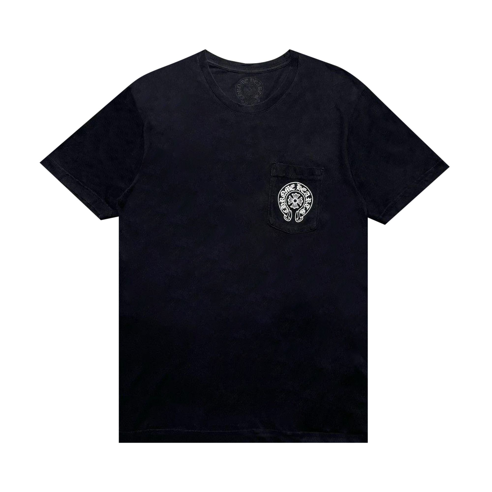 Chrome Hearts Hong Kong Horseshoe Pocket Tee 'Black' - 1