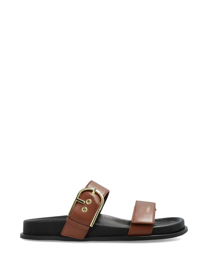 Solea buckled-strap flat sandals 1