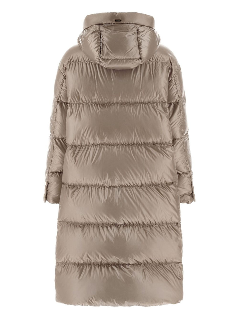 Herno hooded quilted coat outlook