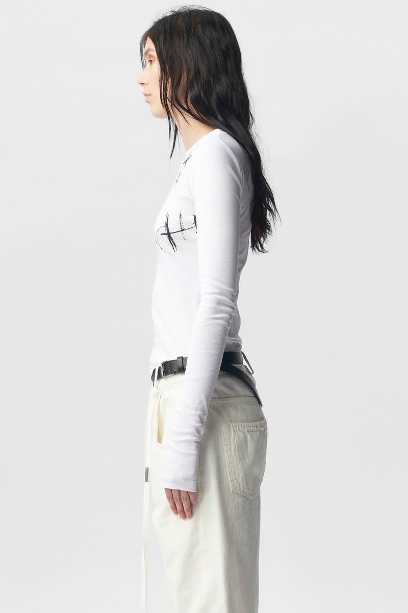 Fanie Long Sleeve T-Shirt Nuit Blanche - 2