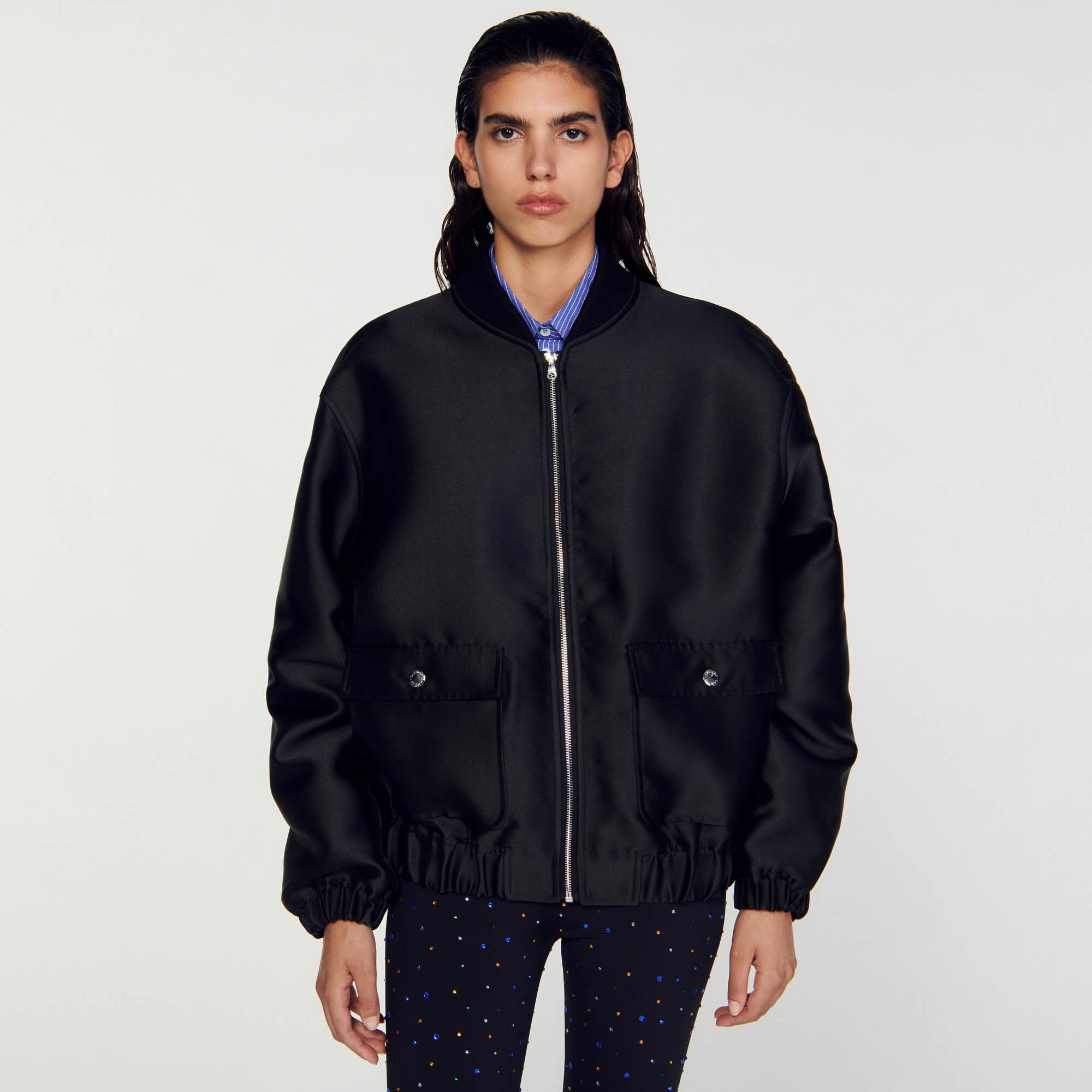 OVERSIZED BOMBER JACKET - 5