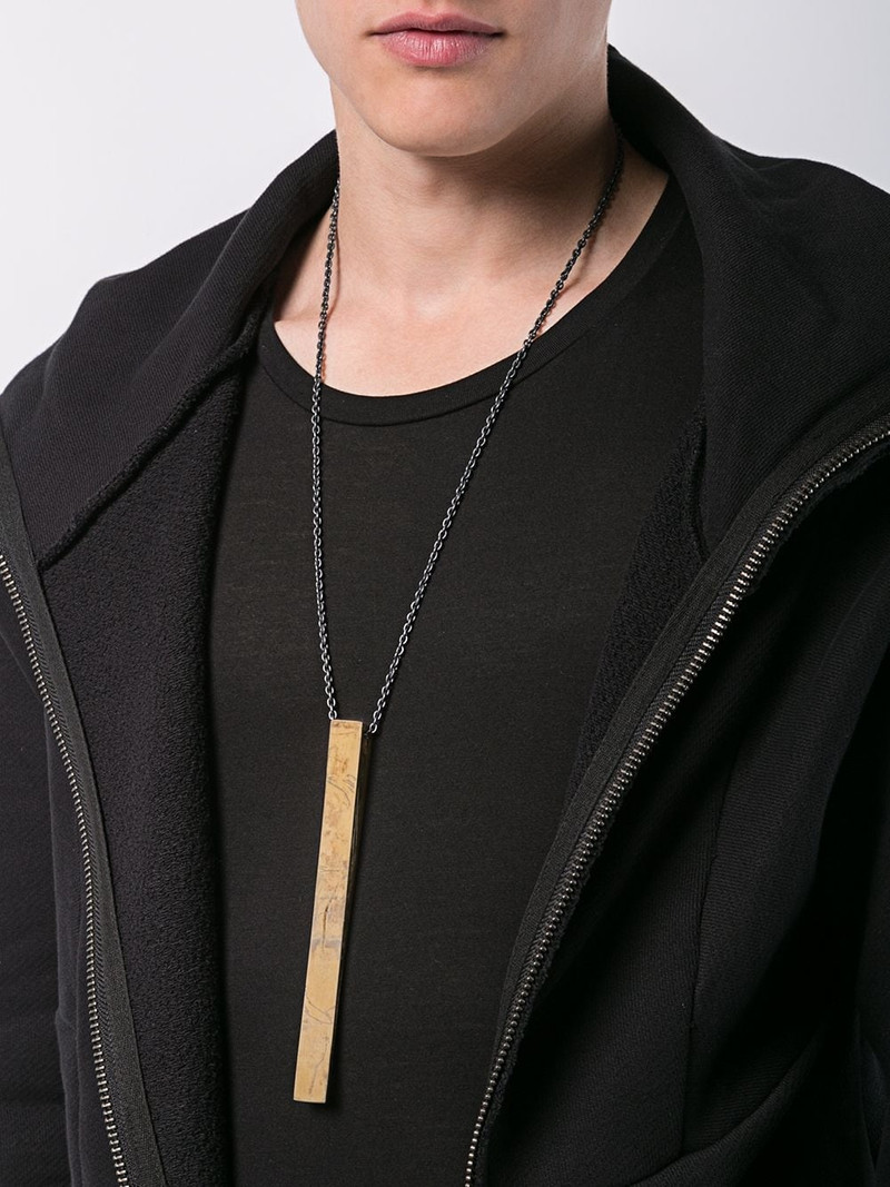 Parts of Four plaque pendant necklace outlook