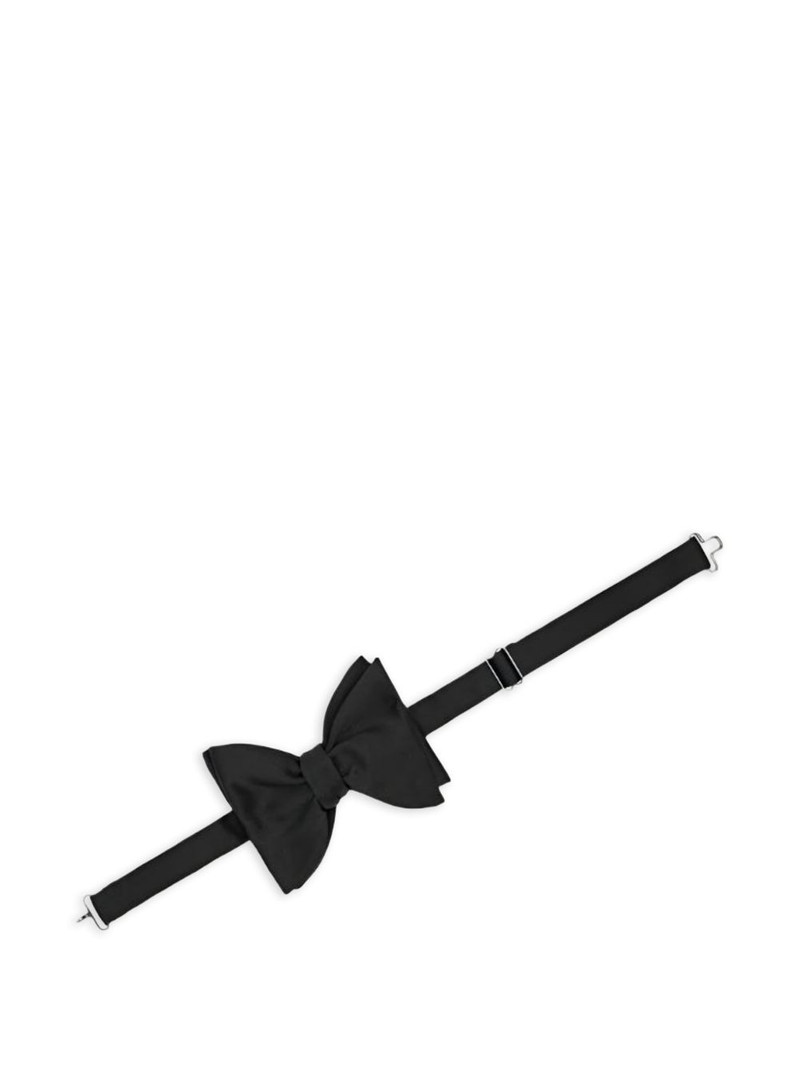 FORTELA dropped silk bow tie outlook