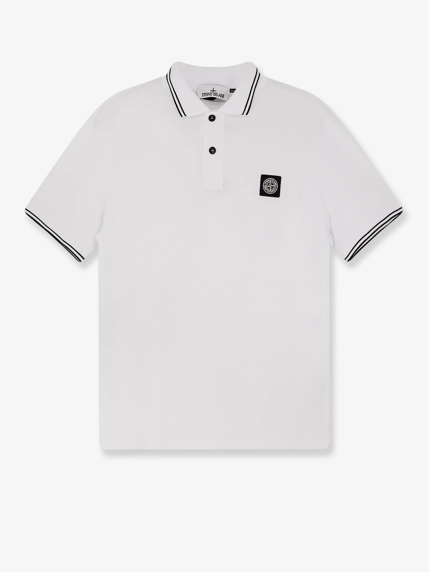 Stone Island Men Stretch Organic Cotton Polo Shirt - 1