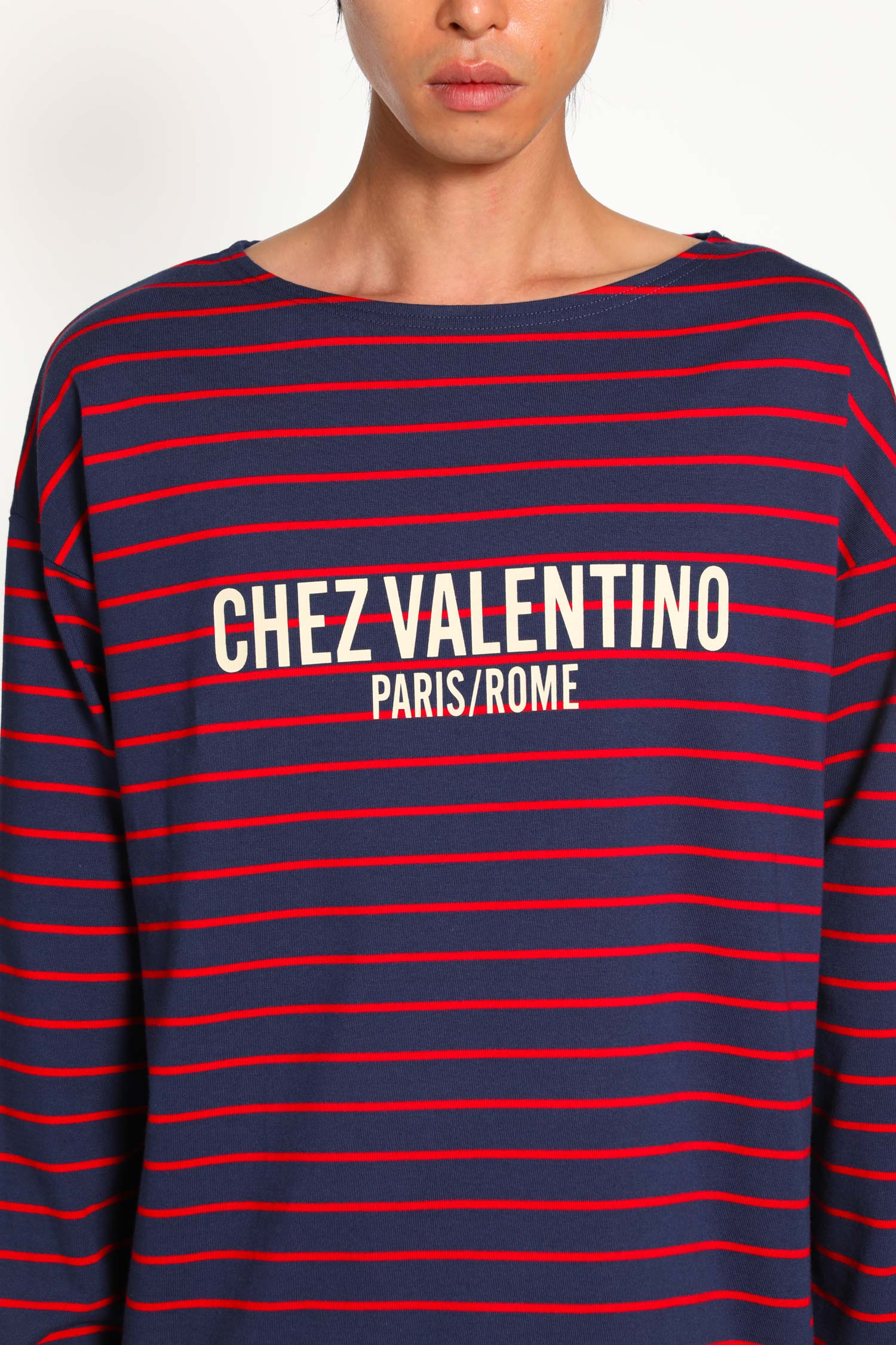 Chez Valentino Striped Long Sleeve T-shirt - 4