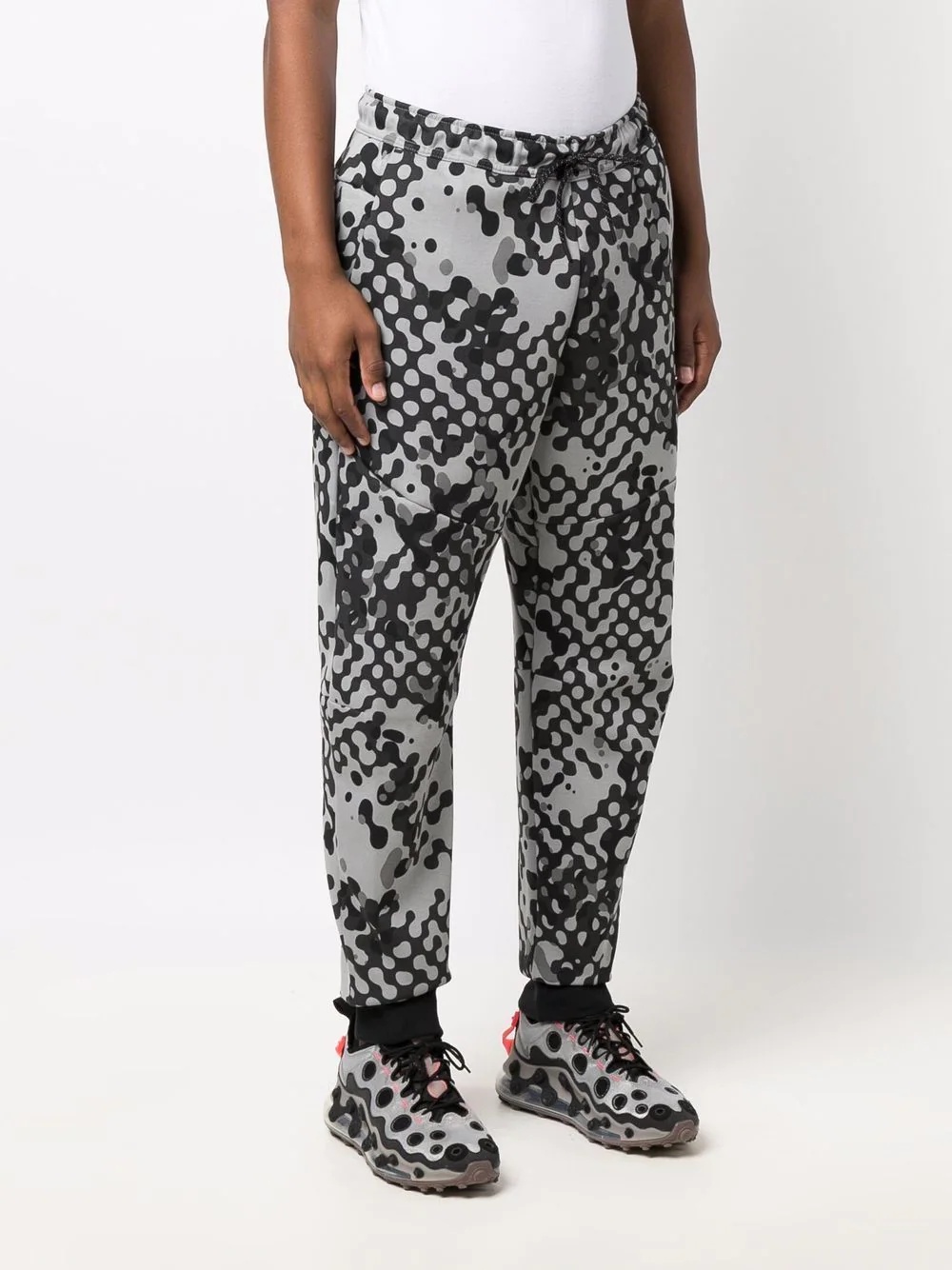 graphic-print drawstring track pants - 3