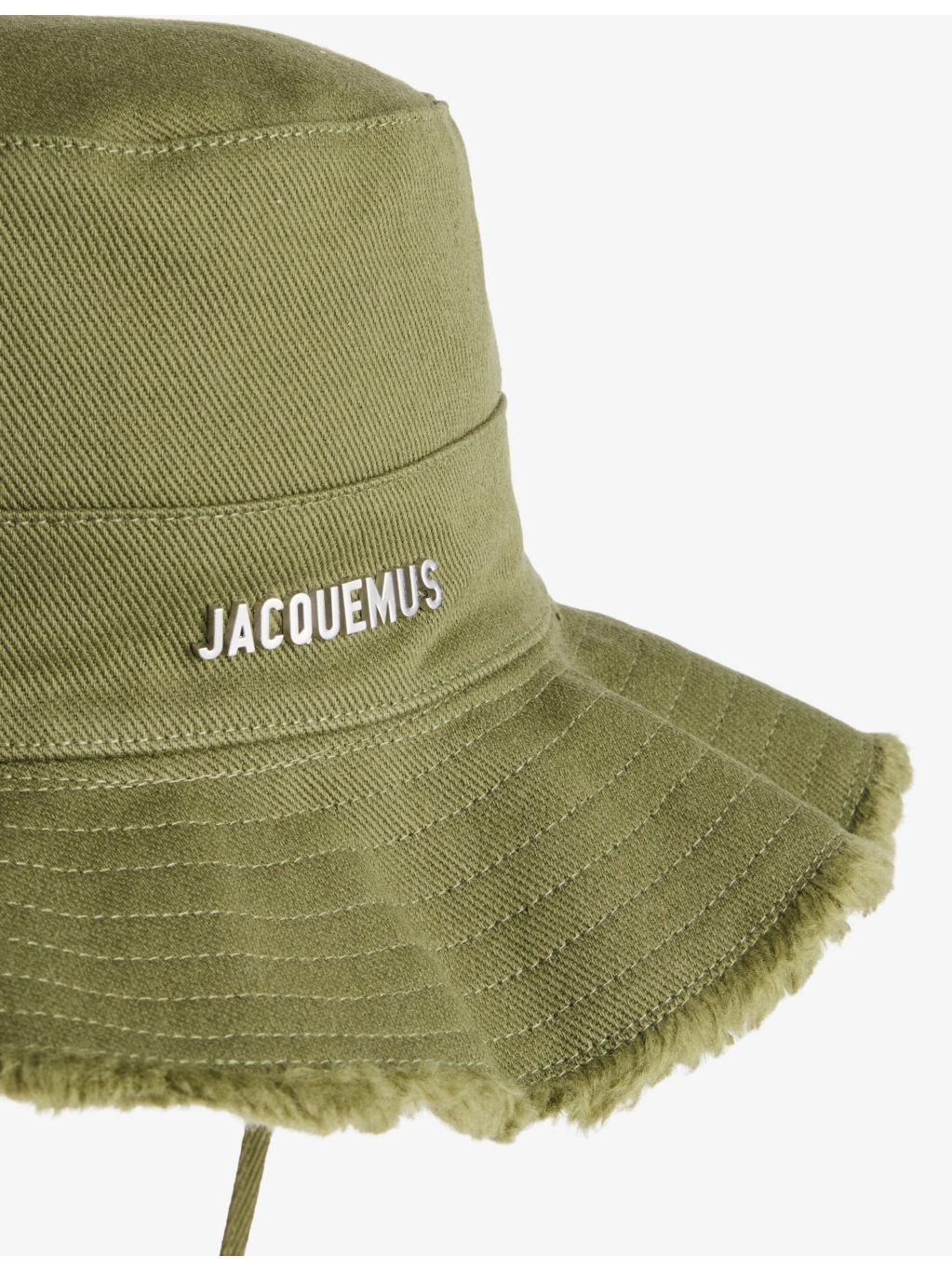 Le Bob Artichaut logo-plaque cotton-canvas bucket hat - 2