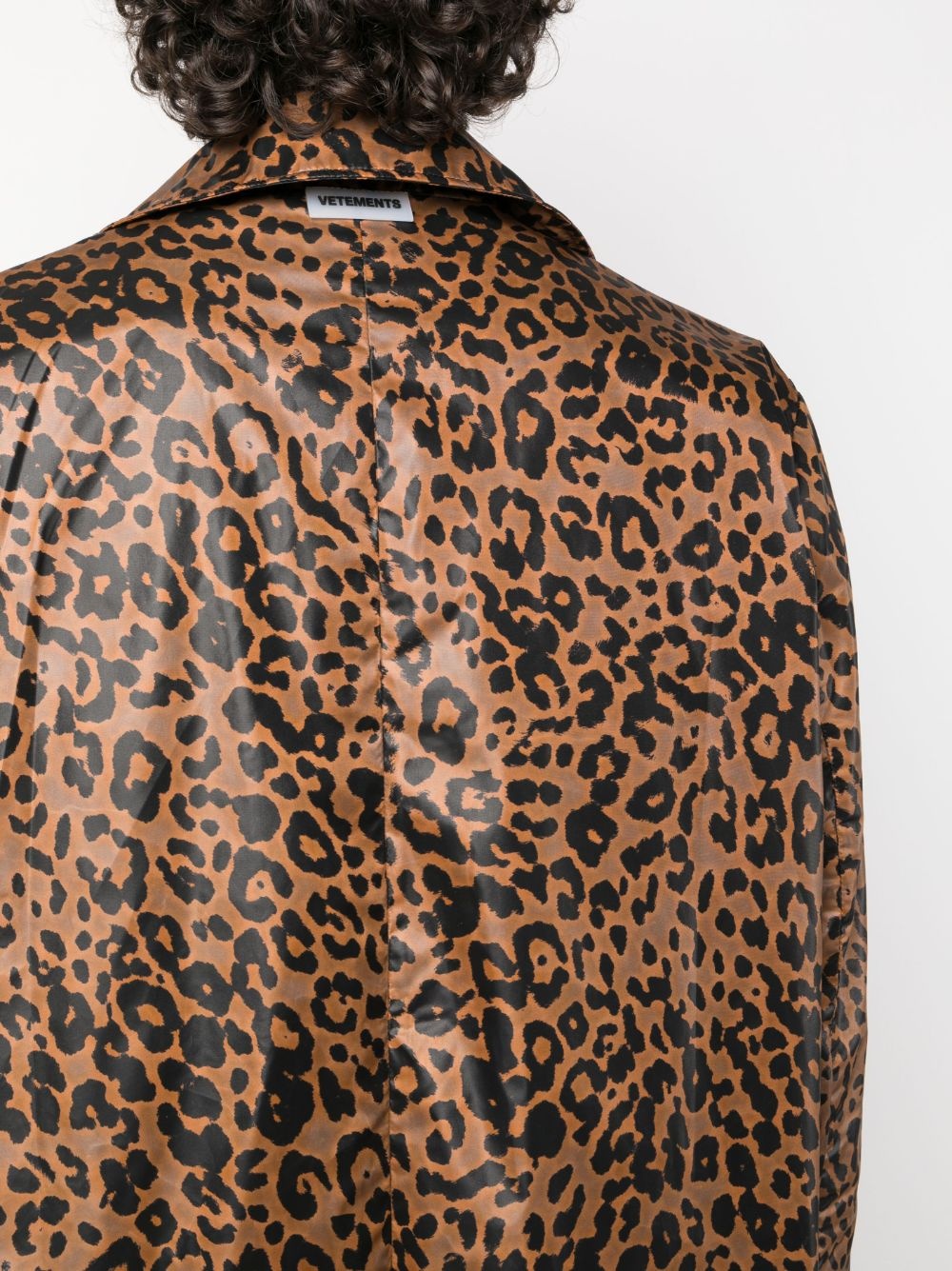 leopard-print coat - 6