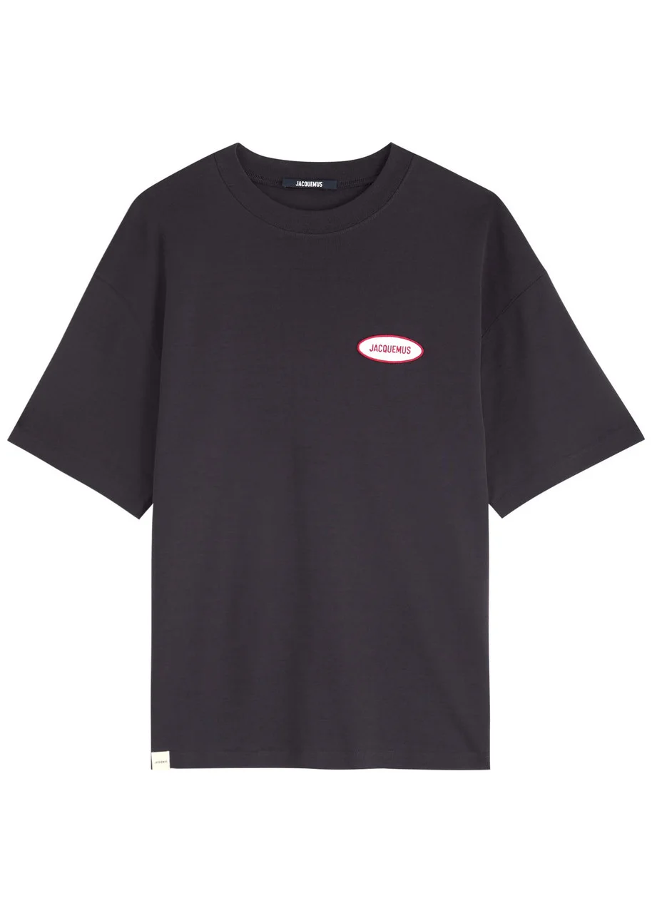 Jacquemus Le T-shirt Logo-embroidered Cotton T-shirt - 1