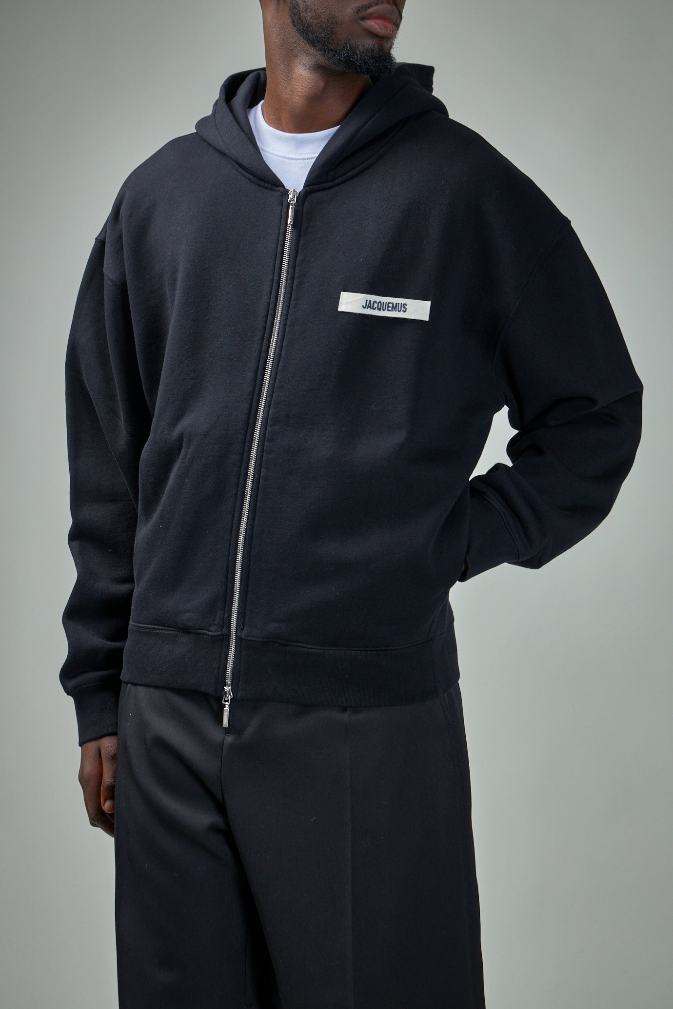 Le Hoodie Zip Gros Grain - 4