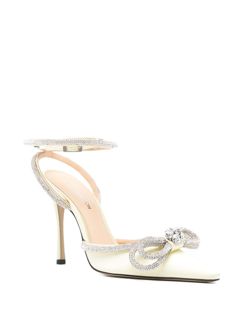 MACH & MACH bow ankle-strap pumps outlook
