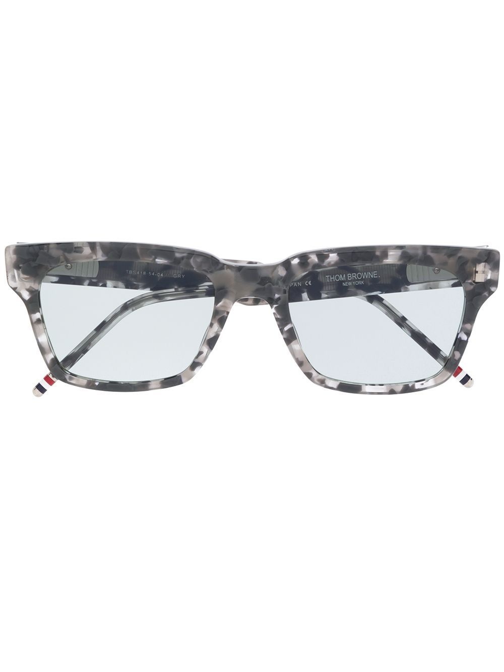 THOM BROWNE EYEWEAR TBS418 GREY TORTOISE 04 UVA AND UVB SOLAR FILTERS/Acetate - 1