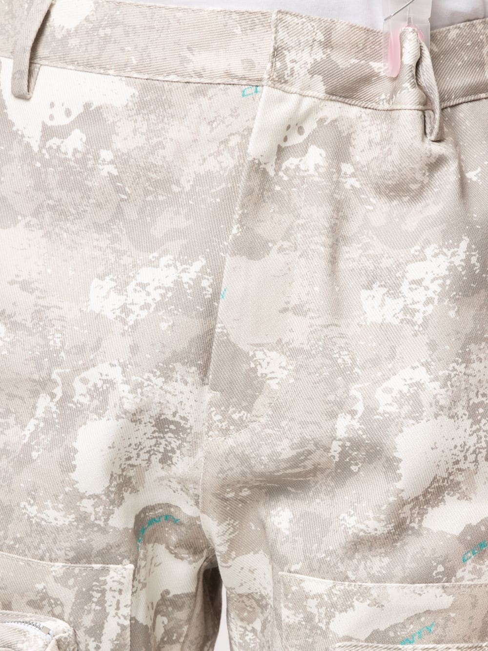 camouflage print trousers - 5